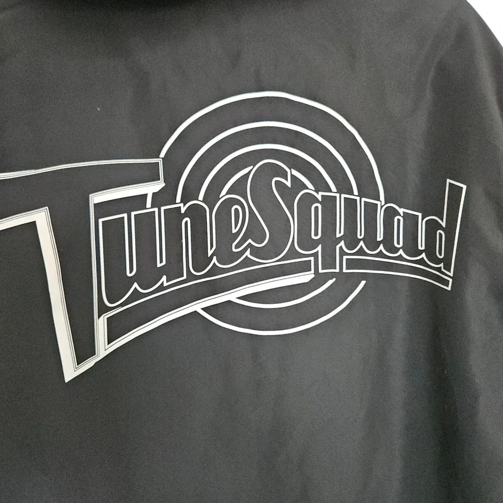 Space Jam Tune Squad Windbreaker Jacket Sz Med- Hoodie Looney Tunes 90s